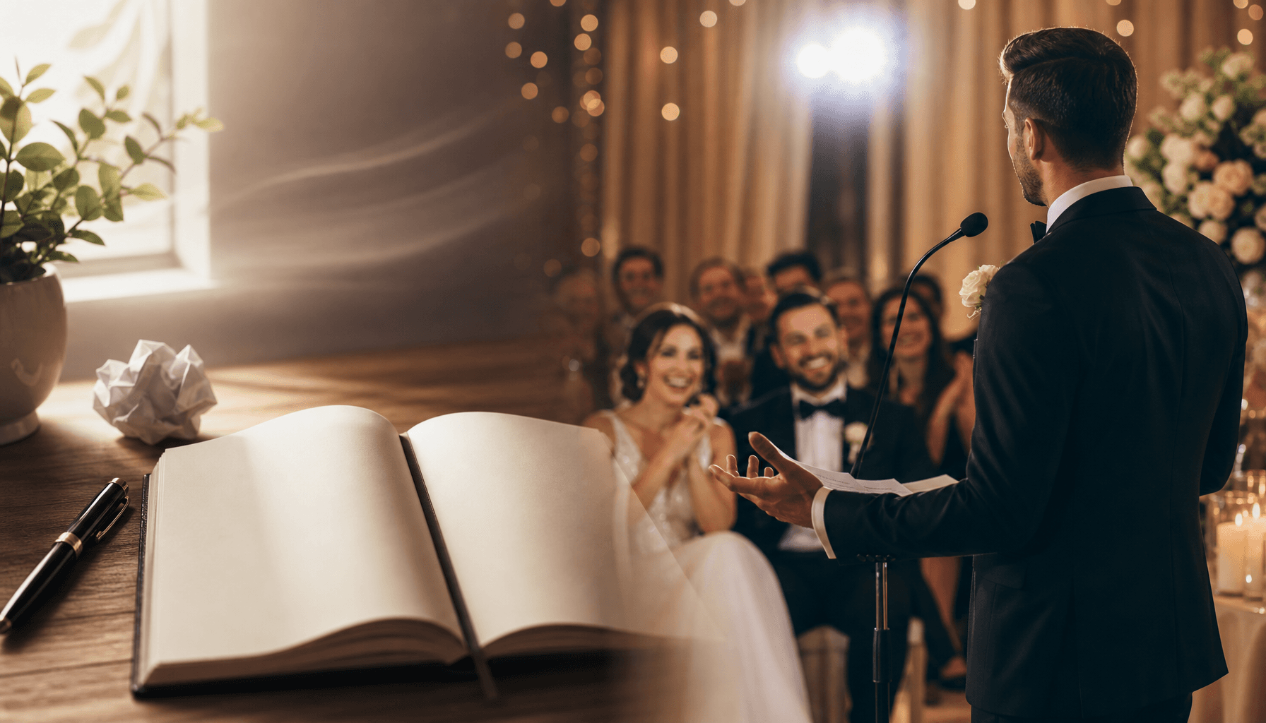 From Blank Page to Standing Ovation: Your Ultimate Guide to Writing a Killer Wedding Speech