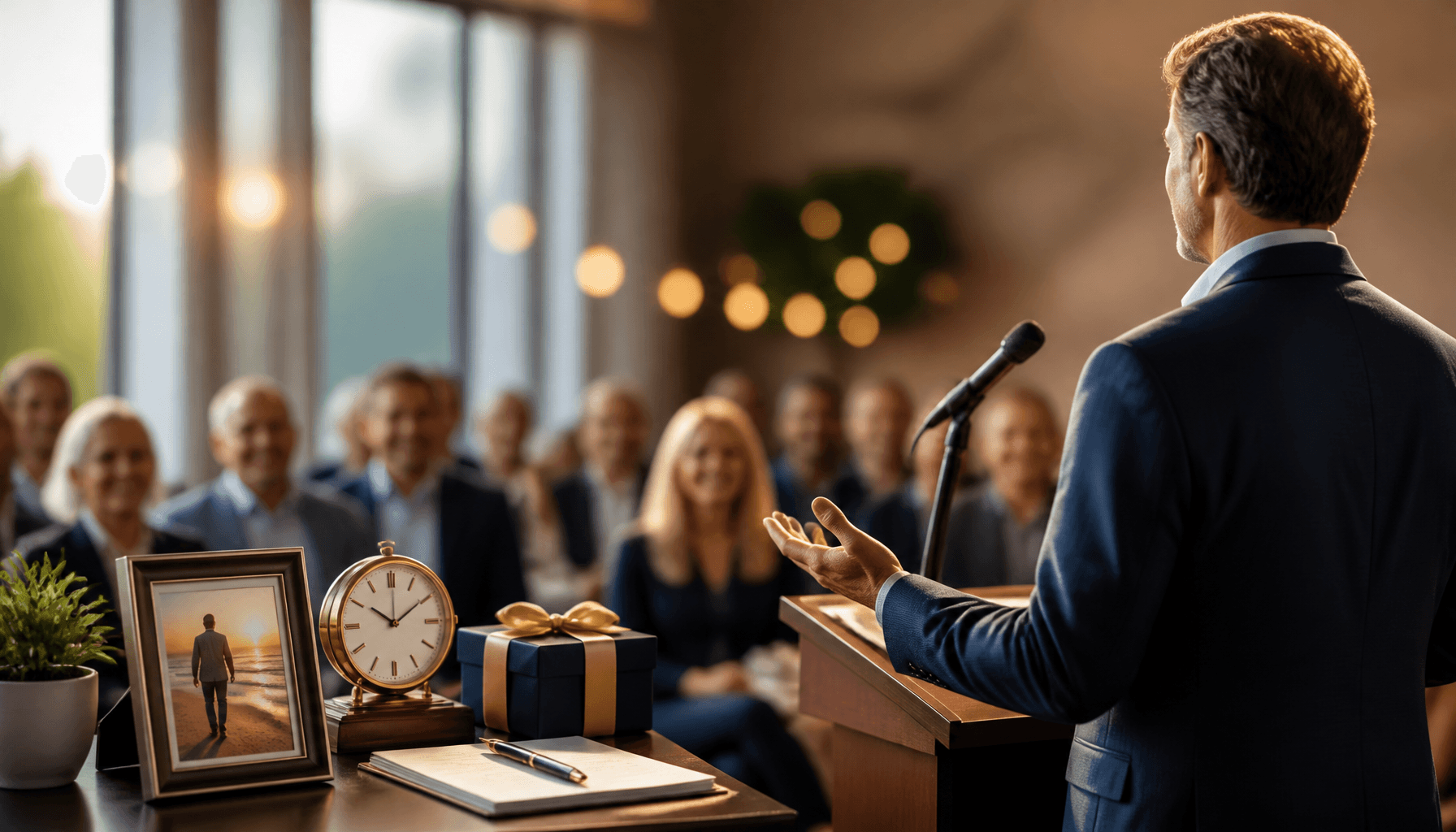 Retirement Speech for a Friend: What to Cut When Your Five-Minute Slot Becomes Two