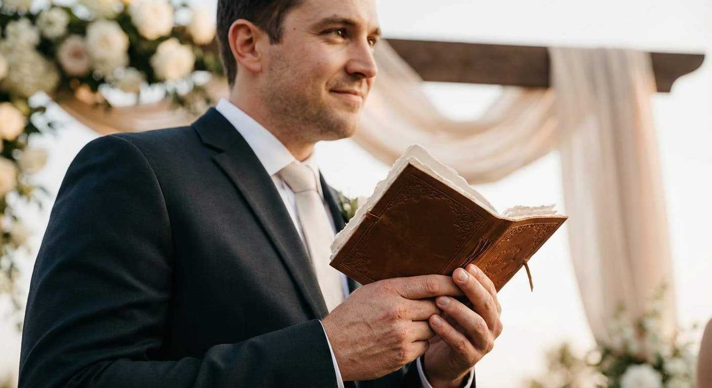Wedding Vows for Him: Templates & Delivery Tips for Grooms